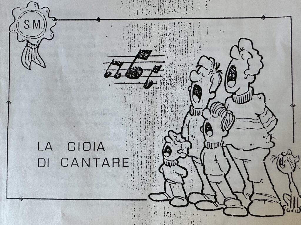 LA GIOIA DI CANTARE